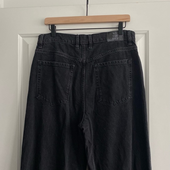 We The Free Black Wide Leg Flare Jeans - Picture 8 of 9